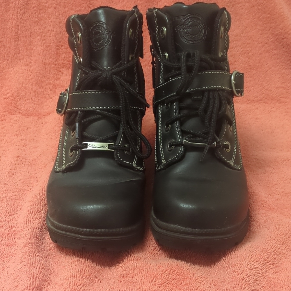 Black Lace Up Boots